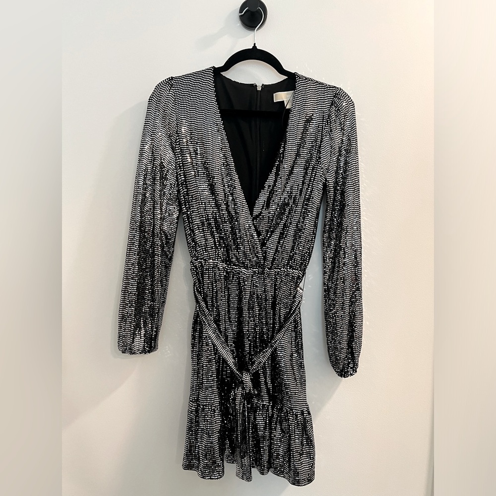 MICHAEL KORS Long Sleeve Mini Dress
